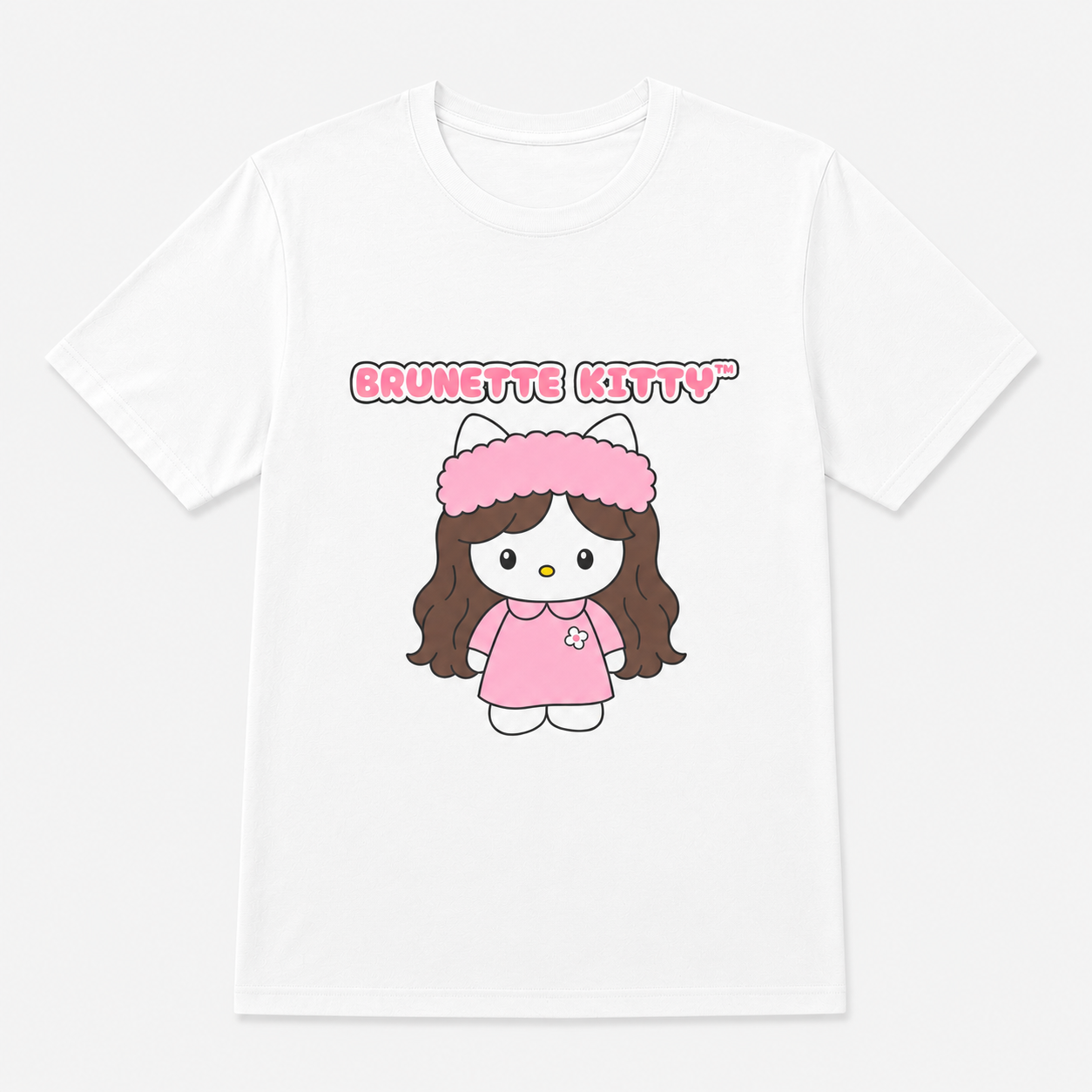 Brunette Kitty Tee